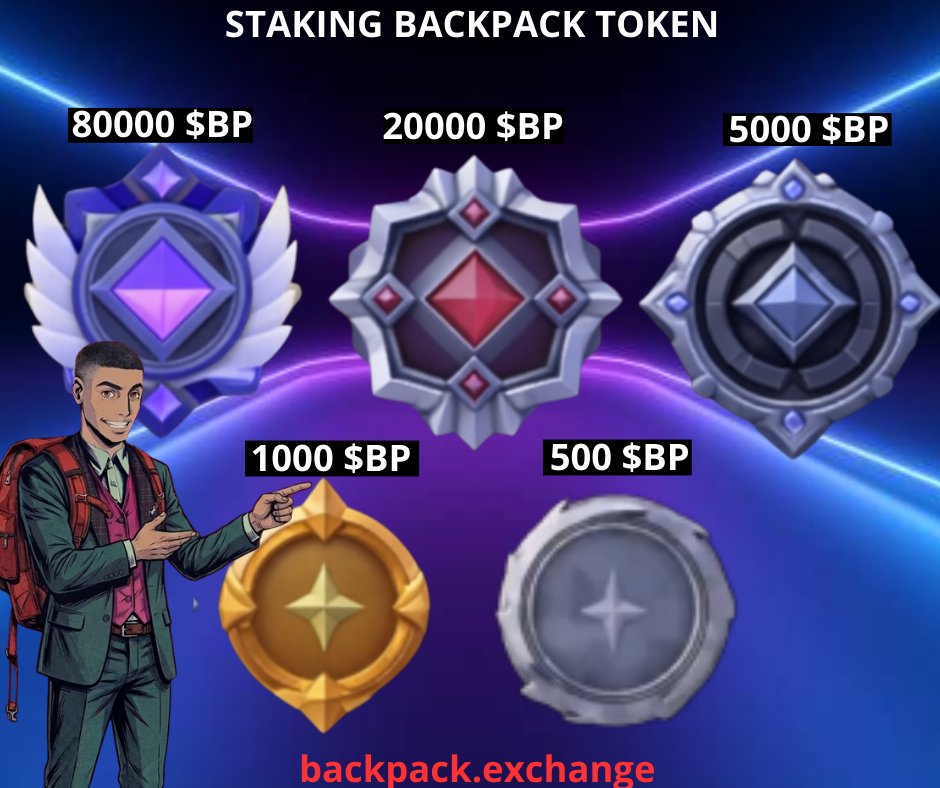 jotacriptobsb's tweet photo. ✅Stake para equity da empresa
✅Get IPO share allocations directly on Backpack

💡Here's an idea: throughout the year, we could have rewards based on your staking power, receiving a specific badge.

And what rewards could come?👇🧵

@Backpack @armaniferrante https://t.co/V4LUDBdLNO