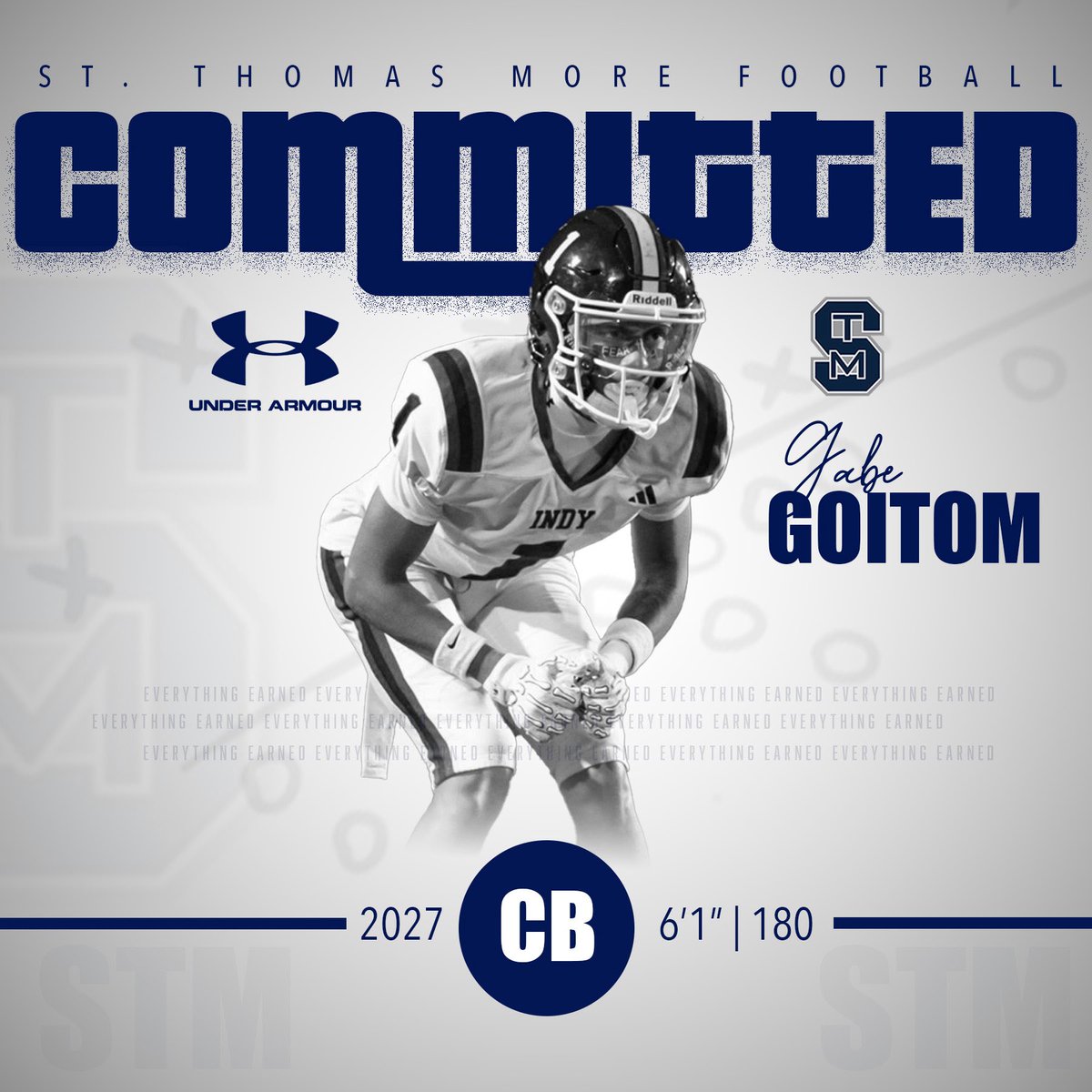 Gabriel Goitom 6,2 180 CB tweet media