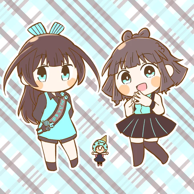 ミントの日らしいのでチョコミントカラー(*゜∀゜)=3 #毎月10日は桃歌ちゃんの日