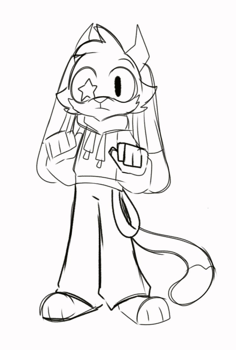 here is my sona, im a rabbit + cat