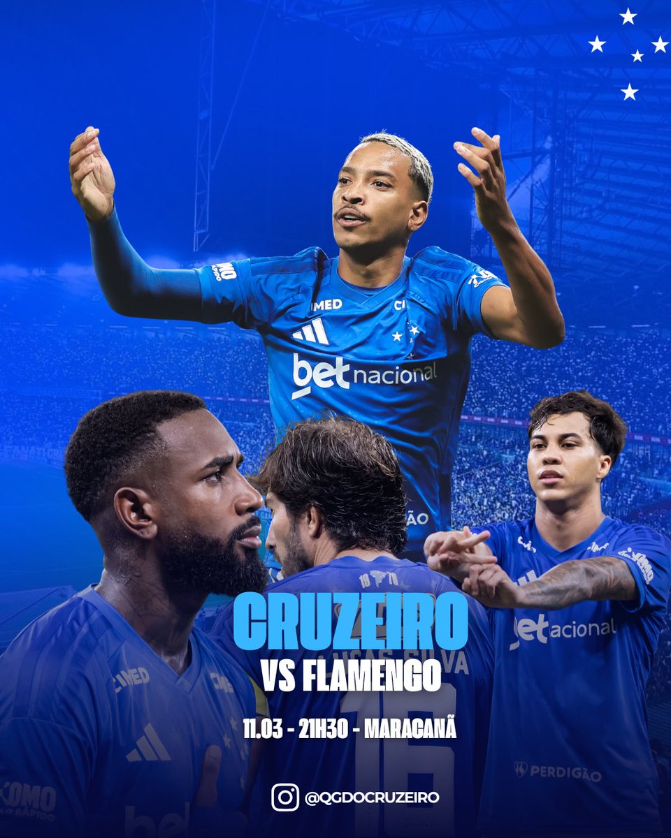 QGdoCruzeiro's tweet photo. ⚠️Amanhã tem Flamengo x Cruzeiro

Desfalques do Cruzeiro:

William
Romero
Bruno Rodrigues https://t.co/oplercdoR7
