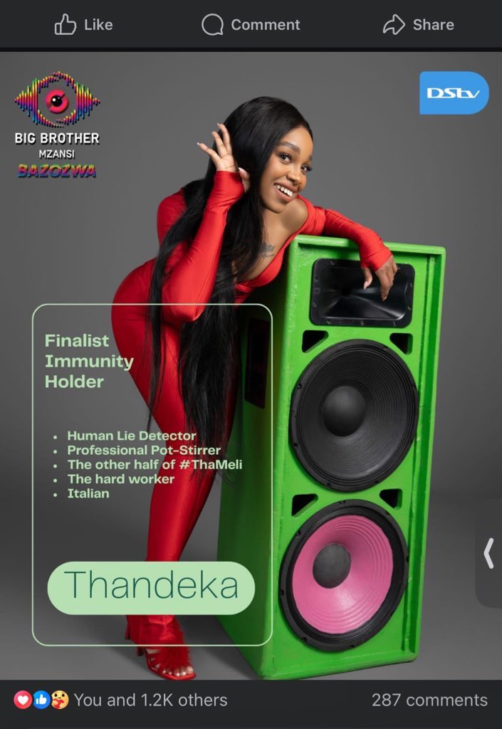 Wheatny_xo's tweet photo. Everyone take a moment and go like Thandeka picture on Facebook. 
React,love and comment

https://t.co/SqPd9mrJmn

 #BBMzansiS6 https://t.co/d1RRgDBpRA