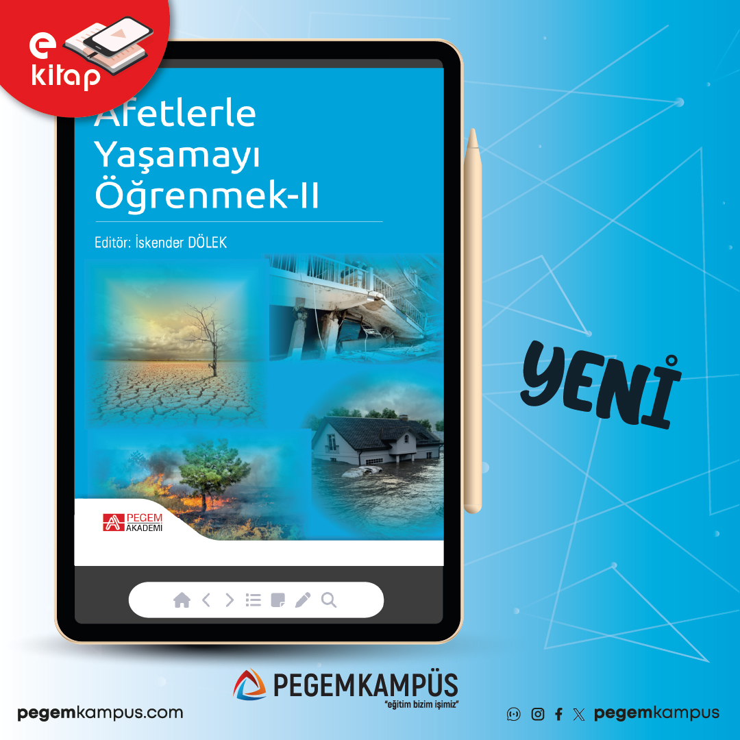 e-Kitabımız, afetleri yalnızca fiziksel yıkımlar olarak değil, sosyal, kültürel ve teknolojik boyutlarıyla ele alarak kapsamlı bir farkındalık sunmayı amaçlamaktadır. 

İncelemek için 👉🏻 pegemkampus.com

#pegemkampüs #pegemakademi #ekitap