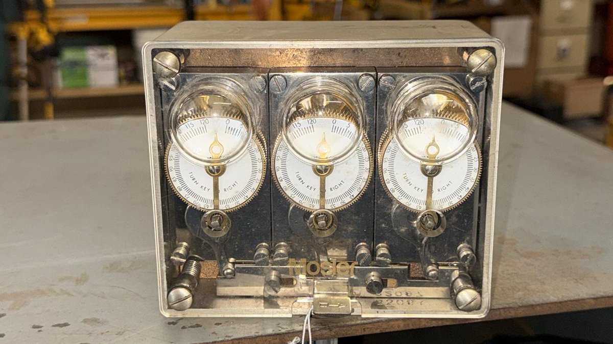 MearesProperty's tweet photo. Do you collect vintage time locks?  We have a great grouping in our Liquidation of Hendricks Safe and Lock Service... https://t.co/zFOQo571tj #safes #locksmith #timelock #collectibles #auction #meares https://t.co/1774Sg8y45
