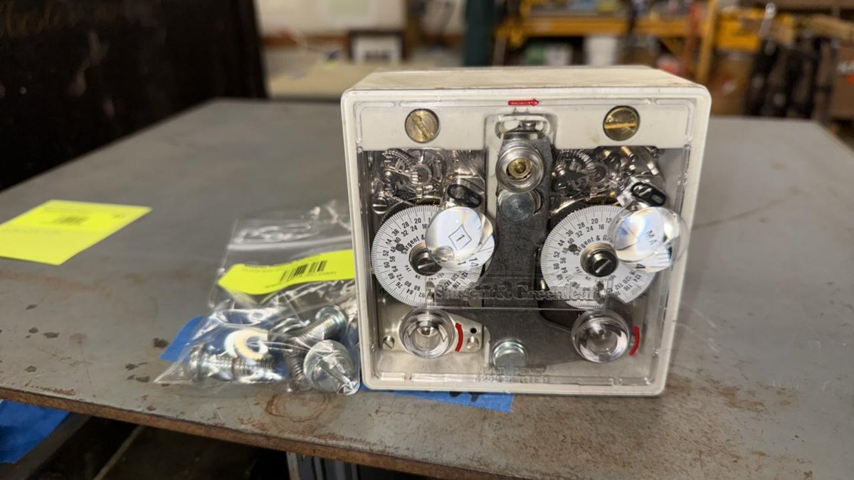 MearesProperty's tweet photo. Do you collect vintage time locks?  We have a great grouping in our Liquidation of Hendricks Safe and Lock Service... https://t.co/zFOQo571tj #safes #locksmith #timelock #collectibles #auction #meares https://t.co/1774Sg8y45