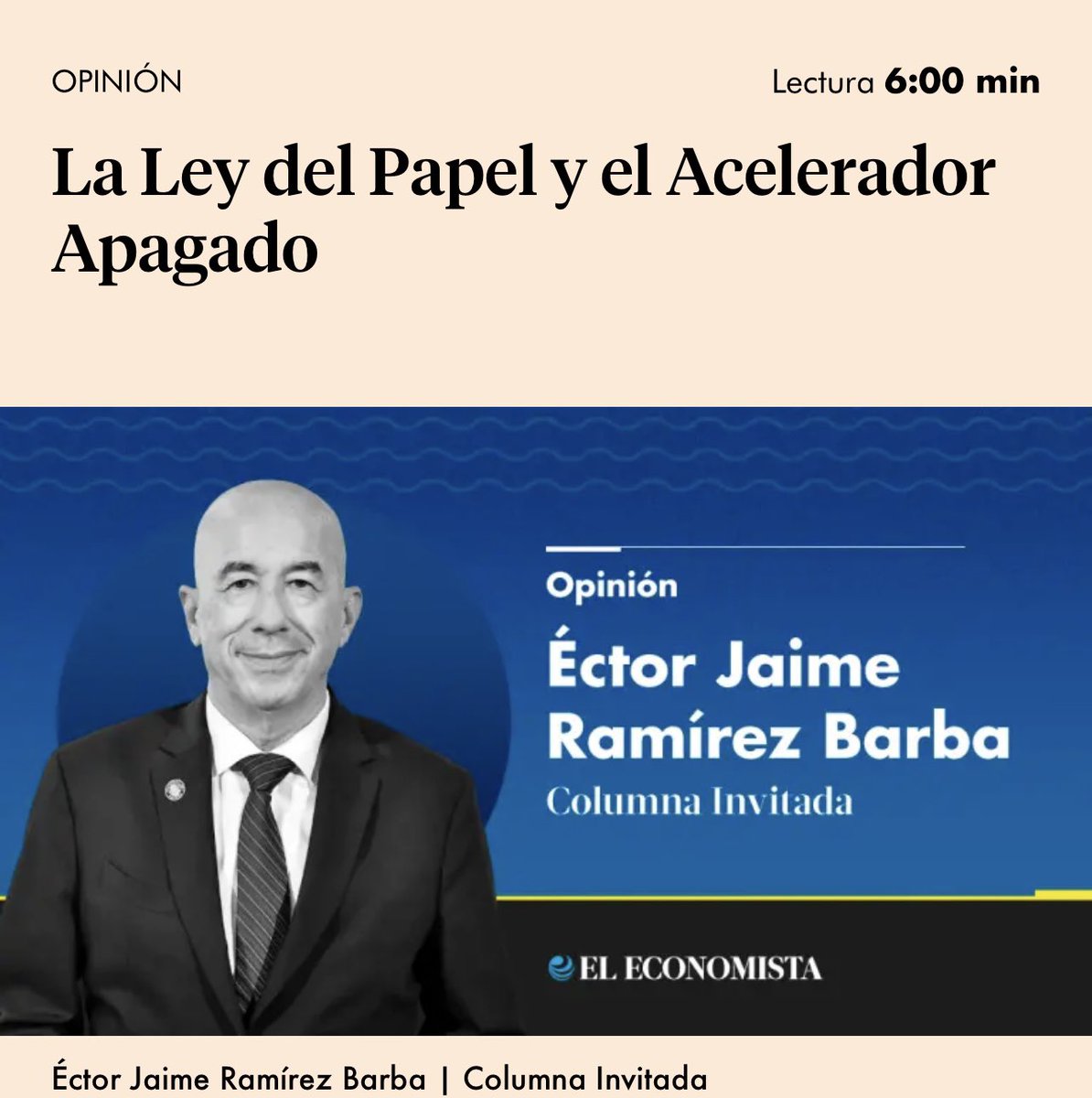 No basta con reformar la ley para “atender” el cáncer si faltan radioterapia, inmunohistoquímica y capacidad instalada. En esta columna pongo el foco en lo que casi no se dice: sin infraestructura, el derecho a la salud se queda en el papel. 

🔗 ectorjaime.mx/blog/periodico…

📰