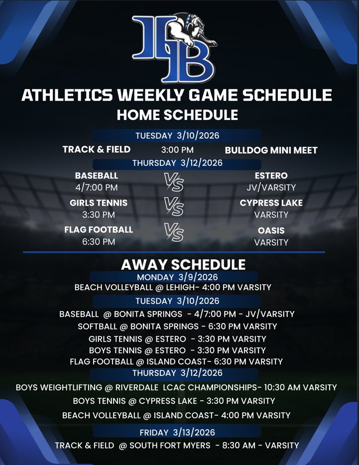 Ida Baker Athletics tweet media