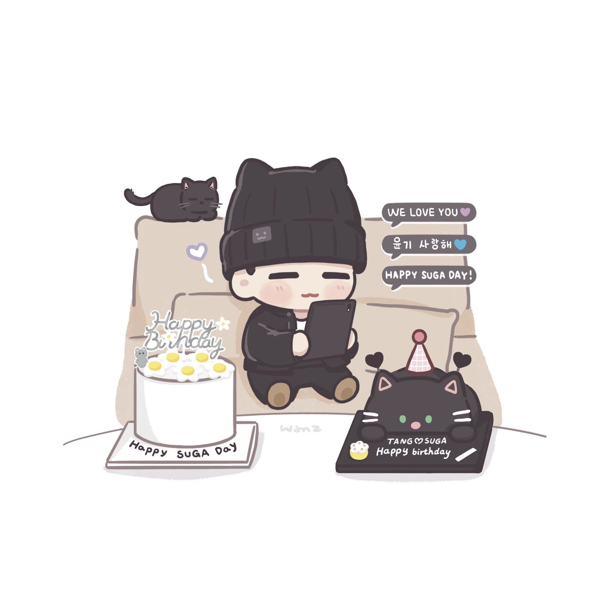 🐱🎂💭💝
#SUGA #YOONGI