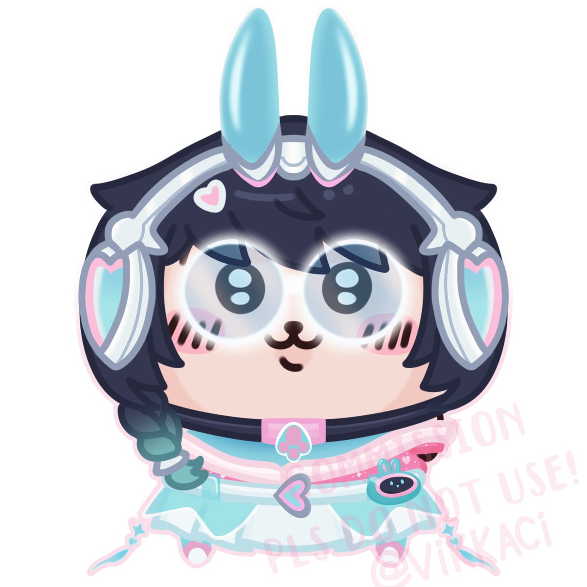 Commission of a Chiikawa version of Mei for <a href="/chuufn4f/">dosia</a> 💕!! 

#Vgencomm #Overwatch