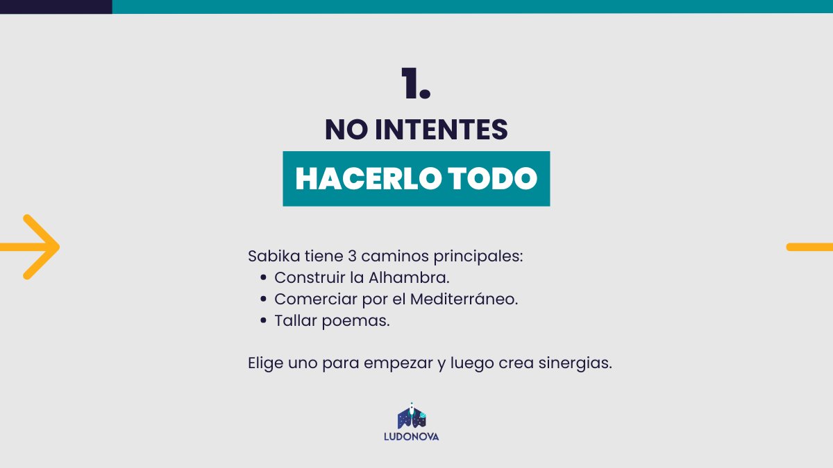 Ludonova's tweet photo. Si nunca has jugado a #Sabika, ¡este es tu momento! Te damos 3 tips para triunfar en tu primera partida 😉👇 https://t.co/5jaIqIHMtY