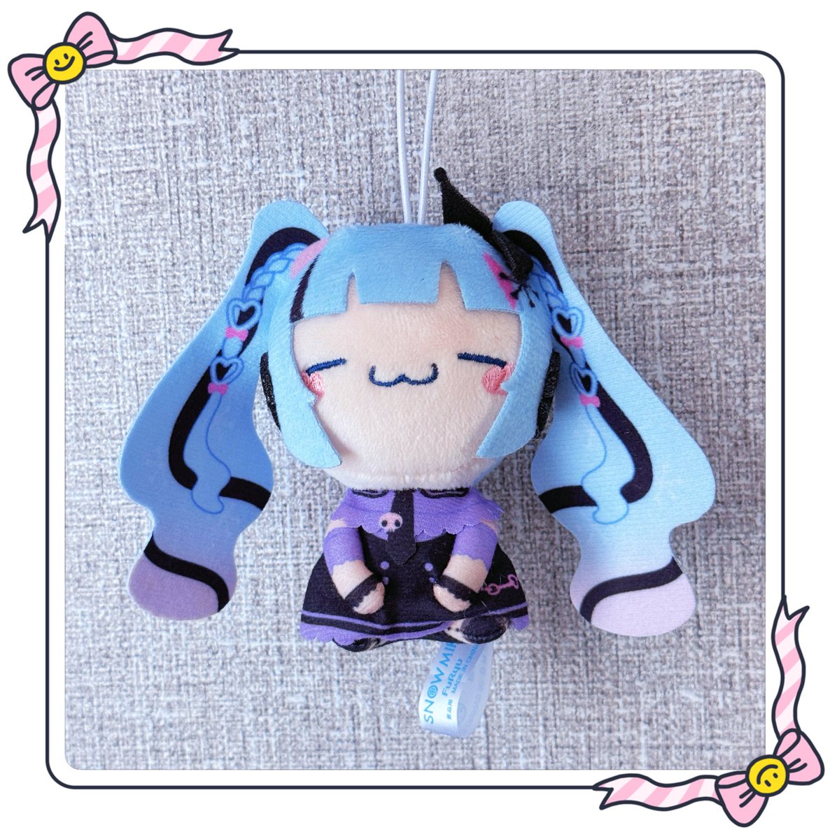 VirtualYume's tweet photo. 🩵Snow Miku x Kuromi🖤 https://t.co/PsQCU9eBUA