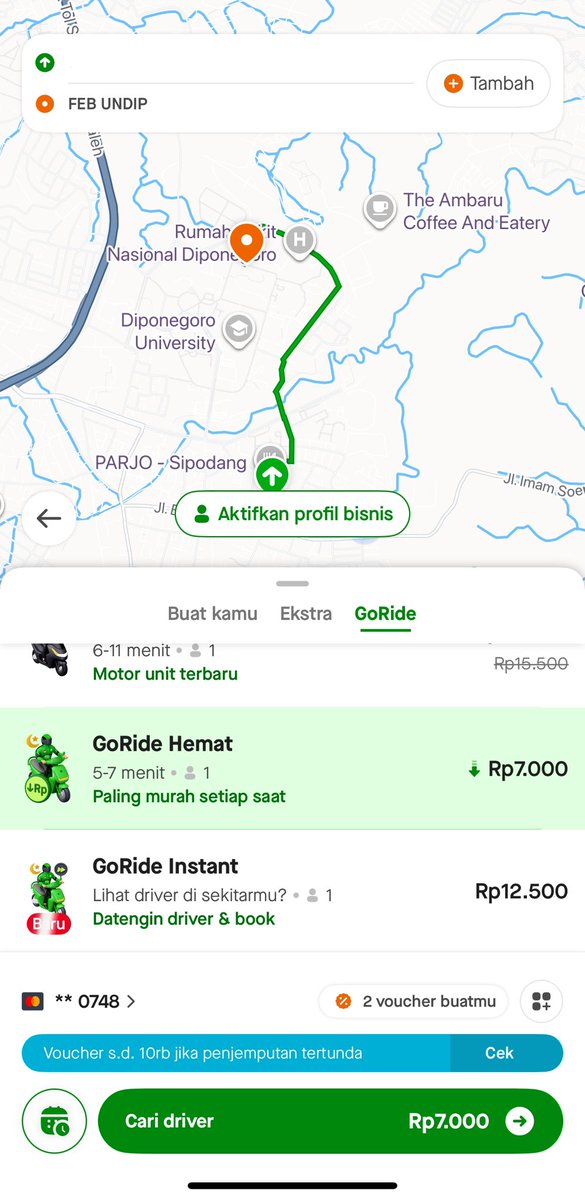 naadroos's tweet photo. baru sadar gue sebagai dontol ini yg ga bisa motor nor mobil, gojek yg always 7rb tiap mau ke kampus ini sangat amat penyelamat. sehat-sehat orng baik🤗🫰🏻

#GojekSetiapHari #InfoPromo #PromoGojek #Undip https://t.co/6WceBvp2iG
