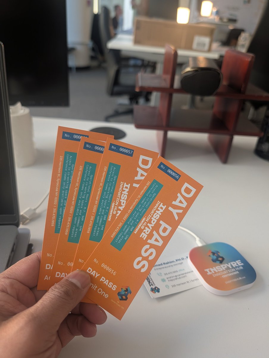 Want to see what the <a href="/inspyre_hub/">INSPYRE Innovation Hub by CenterState</a> is all about? Bring your laptop and work, and take our coworking space for a test drive. I have a few days passes left. #InspyreInnovationHub #Entrepreneurship <a href="/CenterStateCEO/">CenterState CEO</a>