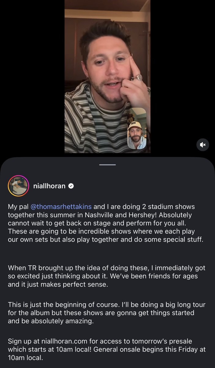 niall also confirmed he will be doing a BIG LONG TOUR FOR THE ALBUM SOON! he makes sure we know that there will be more amazing things coming our way in this era, things are only getting started now 🥹
