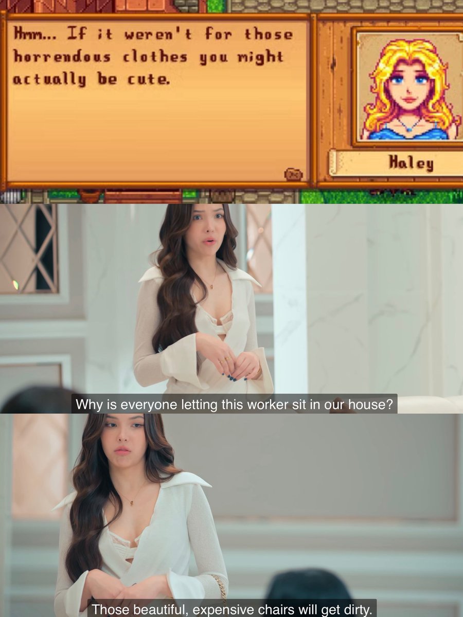 ppamgf's tweet photo. i’ve been trying to think what lmsy in hometown romance remind me of and its literally haley x female farmer from stardew valley https://t.co/uwf32eEZRk