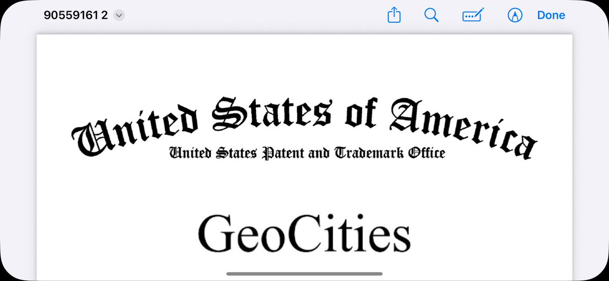 GeoCities tweet media