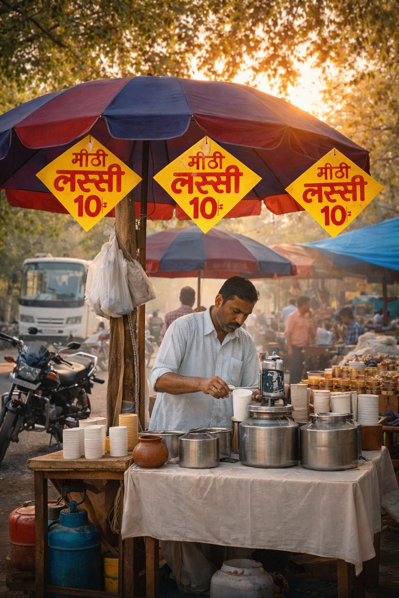 skgupta_27's tweet photo. दिल्ली की सड़कों पर ₹10 में मिलने वाली मीठी लस्सी कहीं आपकी सेहत पर भारी न पड़ जाए।

अगर आप दिल्ली से हैं, तो आपने हर नुक्कड़ पर ये दुकानें जरूर देखी होंगी जो लस्सी के नाम पर सिर्फ चीनी और बर्फ का घोल बेच रहे हैं।

​आज के समय में जब दूध और दही के दाम आसमान छू रहे हैं, वहां ₹10 में शुद्ध लस्सी मिलना नामुमकिन है। असल में ये ल��्सी कम और सफेद रंग का मीठा पानी ज्यादा होता है।
असली लस्सी का स्वाद चाहिए तो कम से कम ₹30-40 खर्च करने पड़ते हैं, तब जाकर कहीं शुद्धता मिलती है।

​इन ₹10 वाली दुकानों में बर्फ का इस्तेमाल सबसे ज्यादा होता है। और ये बर्फ किन जगहों पर और कैसे पानी से बनती है, अगर आप एक बार देख लेंगे तो शायद दोबारा लस्सी की तरफ मुड़कर भी न देखें।

​मैंने खुद एक बार पुरानी दिल्ली रेलवे स्टेशन के बाहर इसे ट्राई किया था। प���ने में तो यह लाजवाब लगी, लेकिन गले में एक अजीब सी कड़वाहट महसूस हुई। स्वाद और गाढ़ापन बढ़ाने के लिए ये लोग दही के अलावा इसमें क्या-क्या केमिकल मिलाते हैं, इसका अंदाजा लगाना भी मुश्किल है।

​सस्ता पीने के चक्कर में अपनी सेहत के साथ खिलवाड़ न करें। अगली बार जब ऐसी दुकानों पर जाएं, तो एक बार जरूर सोचें कि आप क्या पी रहे हैं।