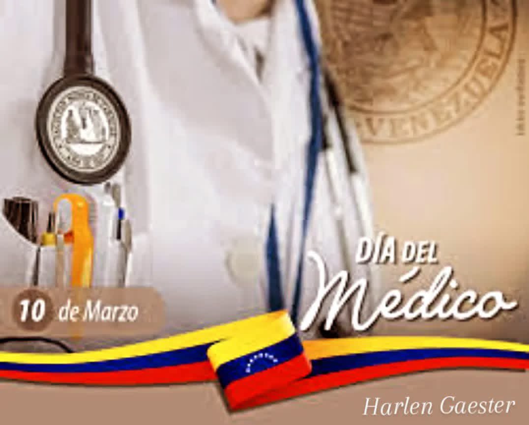 Feliz día para todos estos héroes de bata blanca!

Hoy en su día rindo homenaje por su valentía,por su tesón,por mantener su convicción y su vocación y seguir hacia adelante dando lo mejor de sí a cada uno de los Venezolanos. 

 A los Galenos en su día Muchas felicidades!👨🏻‍⚕️👩🏼‍⚕️🇻🇪🤍