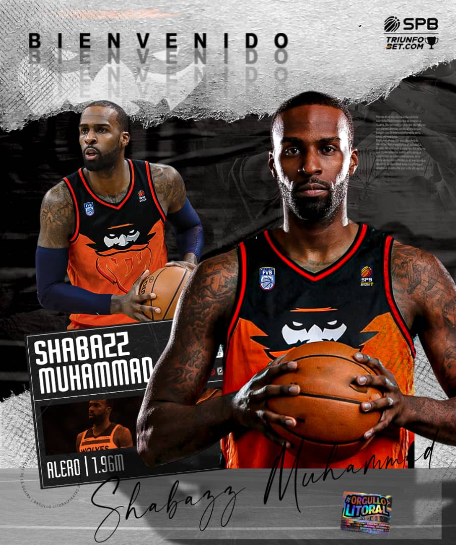 pirataslaguaira's tweet photo. ¡JERARQUÍA NBA EN EL LITORAL! 🏴‍☠️🔥

Shabazz Muhammad llega a Piratas para la SPB 2026.

🔥 5 temporadas en la NBA (Minnesota y Milwaukee)
🔥 1.98 m de potencia ofensiva
🔥 19 PTS de promedio en su paso previo por Venezuela
¡Bienvenido a la tripulación!
#PiratasDeLaGuaira #SPB2026 https://t.co/or2voV8M6T