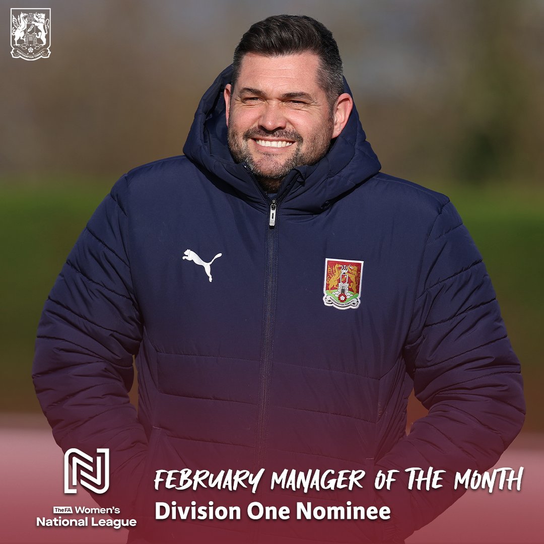 NTFCWomen's tweet photo. 🗳️ Voting has now opened for the @FAWNL's February Division One Manager of the Month Award!

You can vote for Matt Vernon below! ⬇️

https://t.co/Itry3Rkoix

#ShoeArmy 👞 https://t.co/6QdgjU1ur2