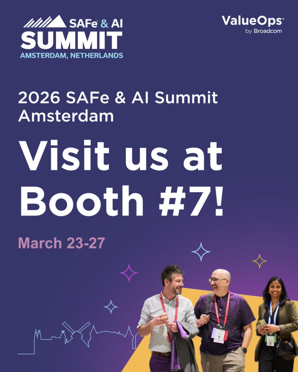 Broadcom Software ValueOps Value Stream Management tweet media