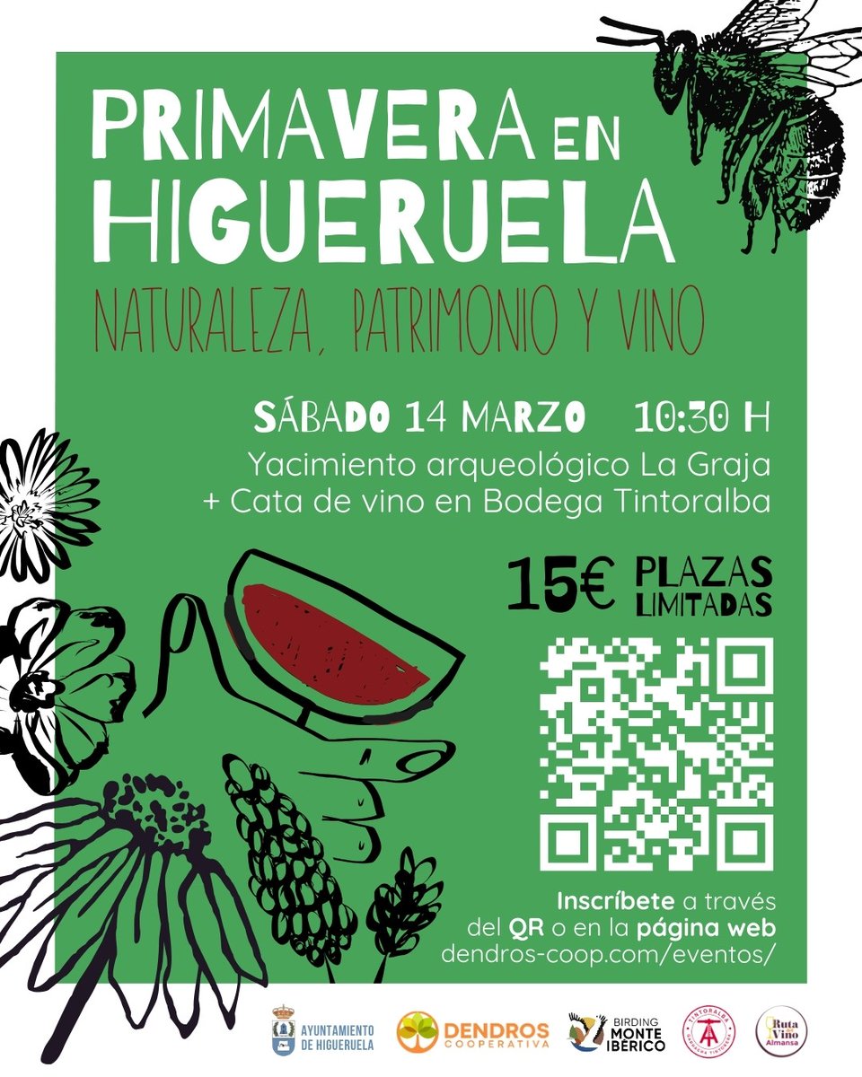 Felipcano's tweet image. Aun estás a tiempo de disfrutar de la incipiente primavera en #Higueruela este fin de semana 🌿🍷
#TurismoAlbacete #TurismoSostenible #Enoturismo #CastillaLaMancha