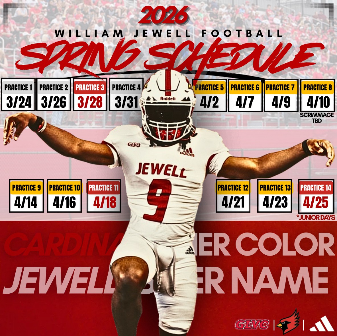 William Jewell Football tweet media