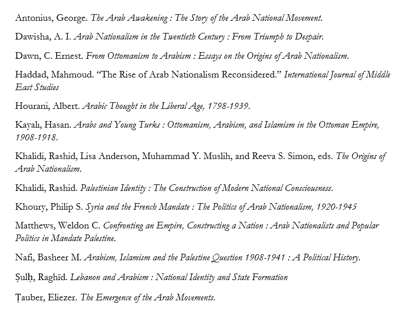 rexlangenberg's tweet photo. Beyond Antonius, Hourani and Khalidi, what is the ONE book you consider essential for understanding the (intellectual) history of Arab nationalism?

Bonus points for anything focusing on Greater Syria. Looking for the deep cuts! https://t.co/YRlQN9fSGo