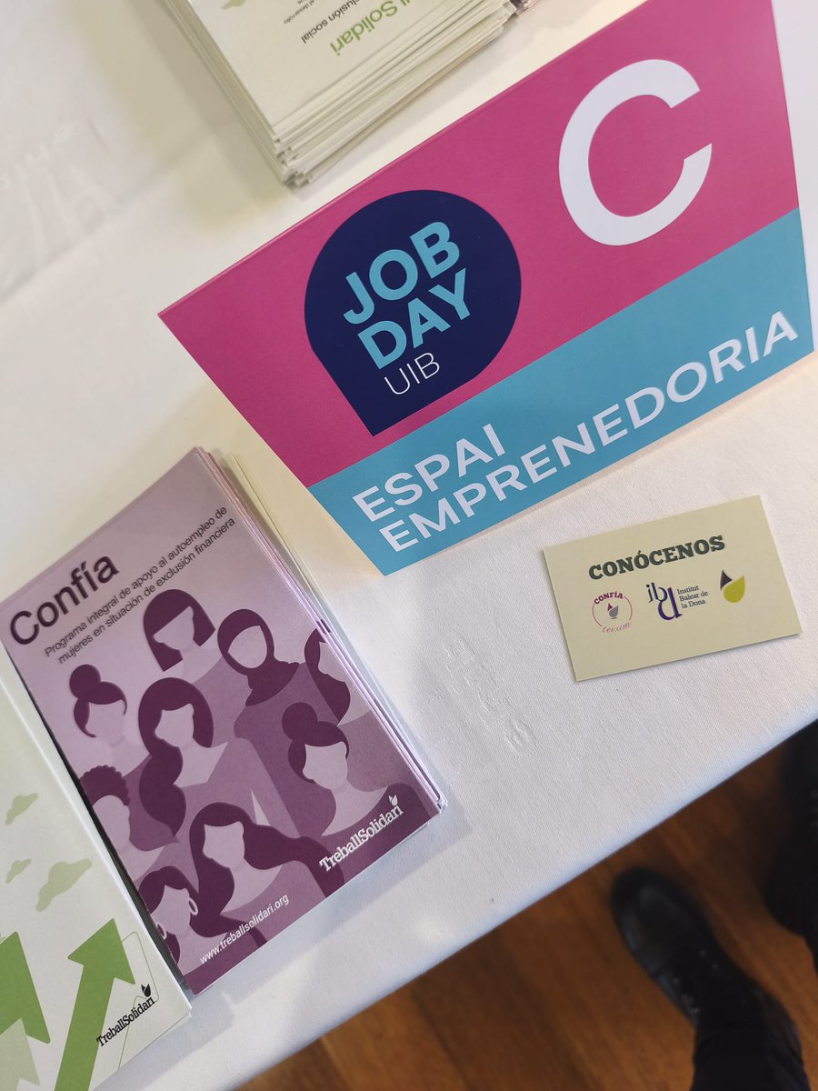 treballsolidari's tweet photo. Avui i demà som al #JobDayUIB compartint la nostra tasca amb els estudiants i professionals de la @uibuniversitat

Si ets pel campus, vine a veure’ns al Hall de l’edifici, coneix com i en què treballam a Treball Solidari i descobreix noves oportunitats per al teu futur laboral! https://t.co/trcYB2bZ6L