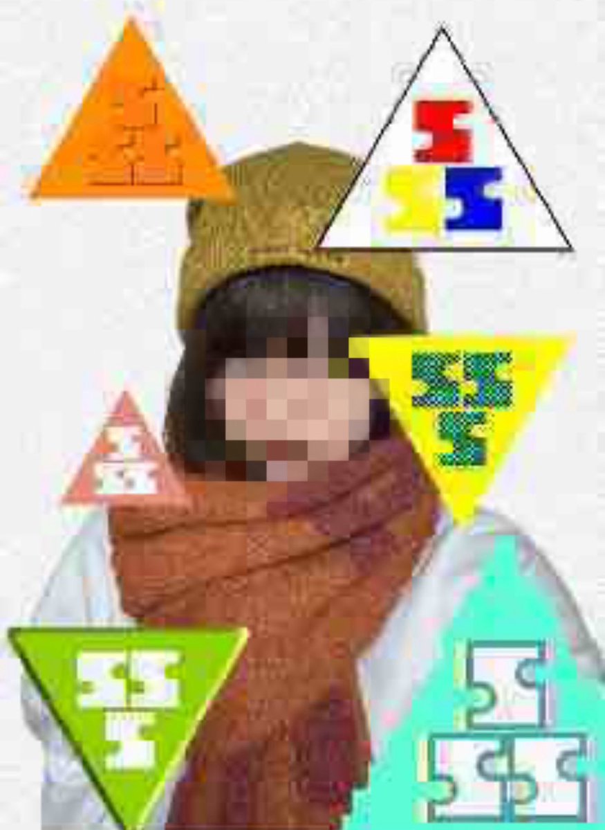 画像劣化ツールを上手く使えればSAMPLEロゴをバグみたいに表示出来そう