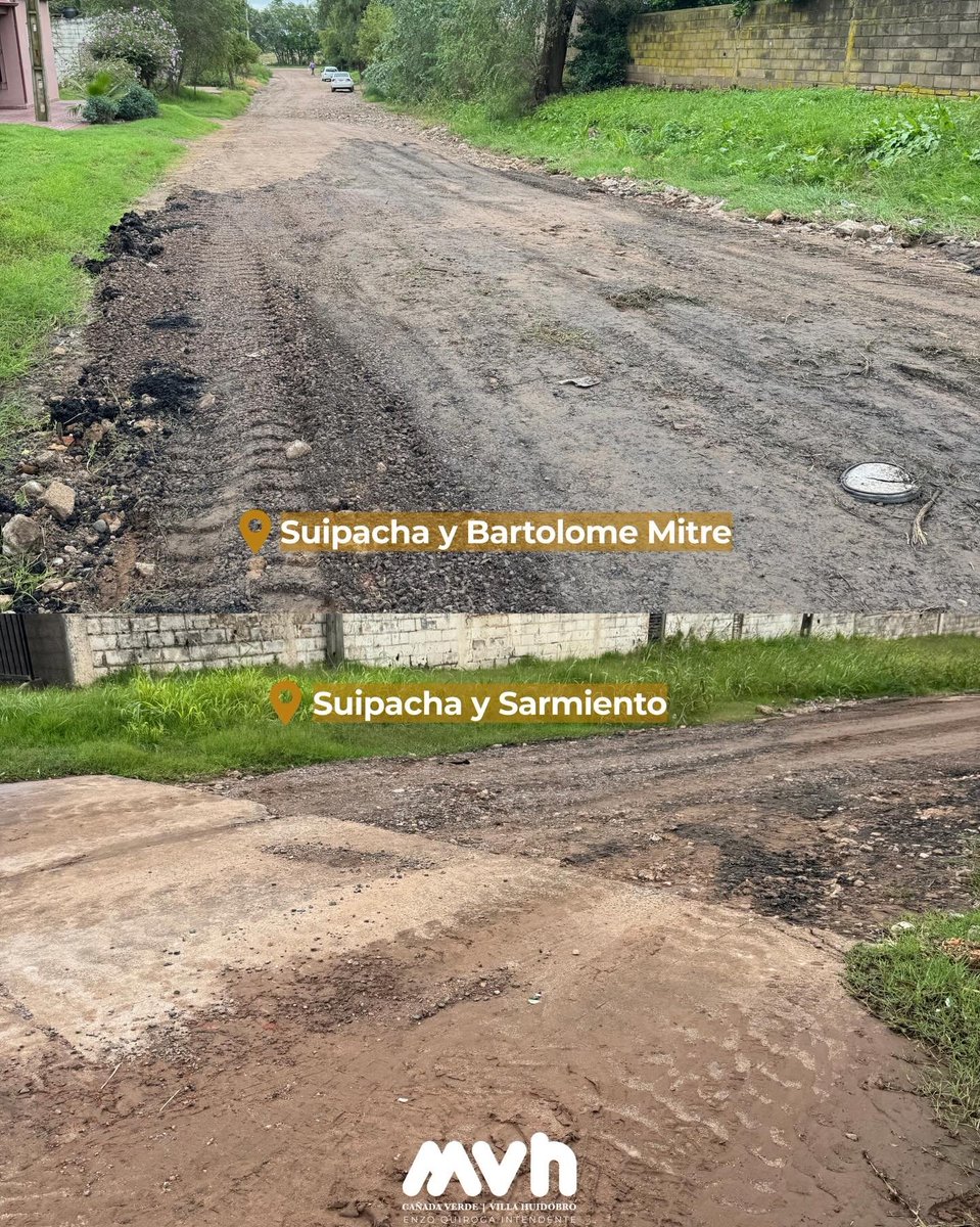 🚜 Luego de los 70 mm de lluvia registrados durante el fin de semana, comenzamos con los trabajos de reparación de calles de tierra.
Los trabajos continuarán en los próximos días hasta concluir con el arreglo de todas las calles afectadas

#UnGobiernoQueNosUne
#GestiónEnzoQuiroga