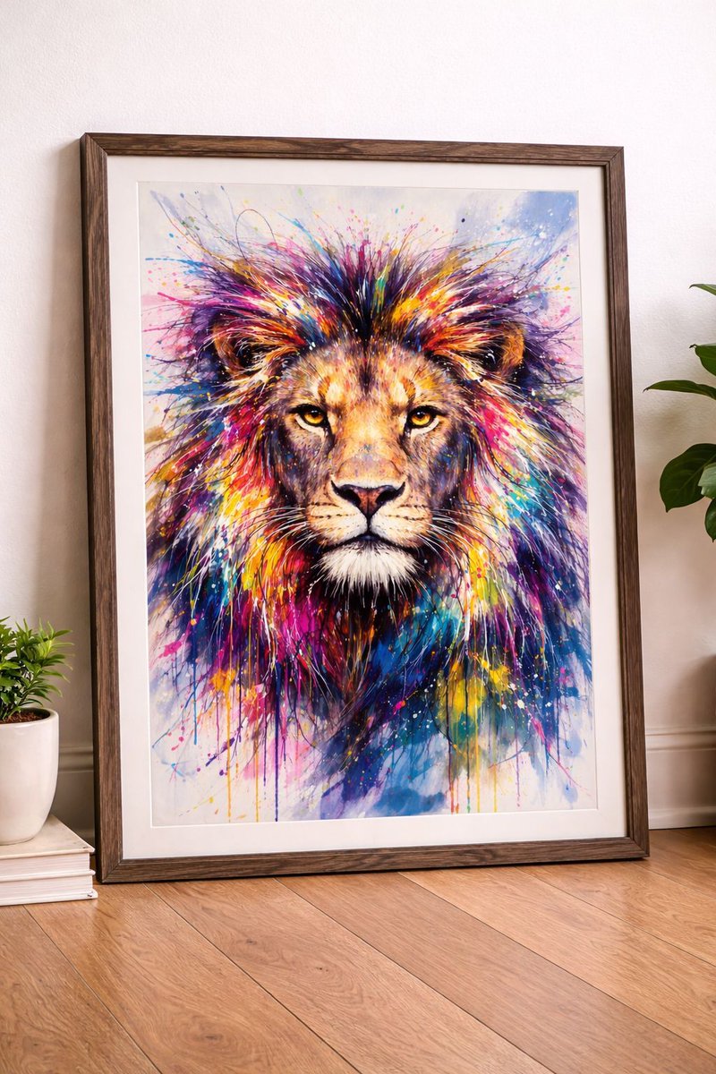 BJDesignsX's tweet image. New Art

Colorful Lion Wall Art Printable, Rainbow Lion Painting, Modern Animal Wall Decor, Bold Wildlife Art, Digital Download 

etsy.com/uk/listing/446… 

#wallartdecor
#printablewallart
#homedecorideas
#gallerywall
#moderninteriors
#digitalartprint
#Lion