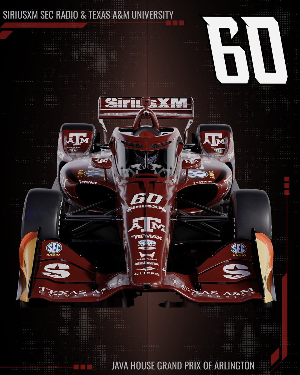 MeyerShankRac's tweet photo. It just means more in Arlington 🤠

#INDYCAR #TAMU #GigEm #ArlingtonGP #SEC https://t.co/erSjobR3fz