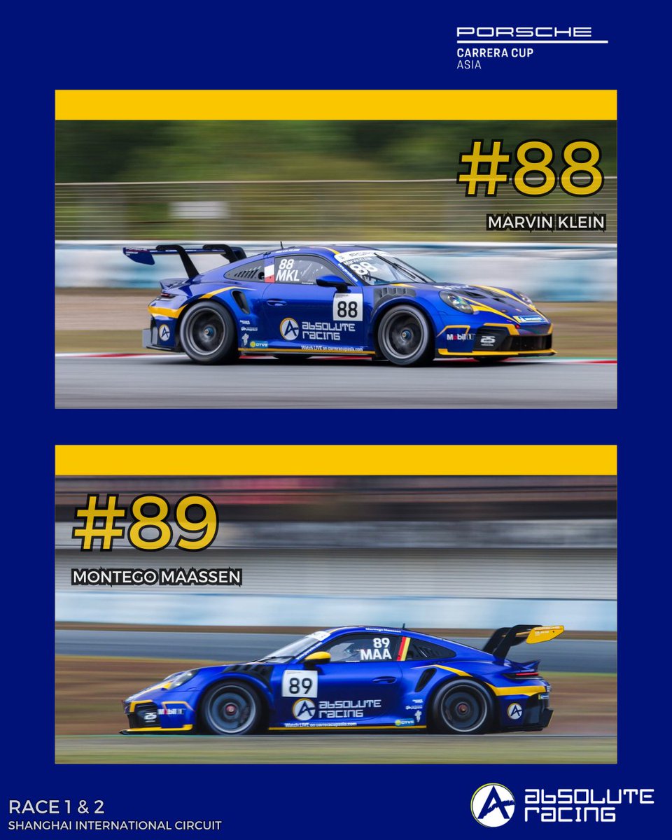 absolute_racing's tweet image. #PCCA - Let the season begin! 🏁🇨🇳

#AbsoluteRacing