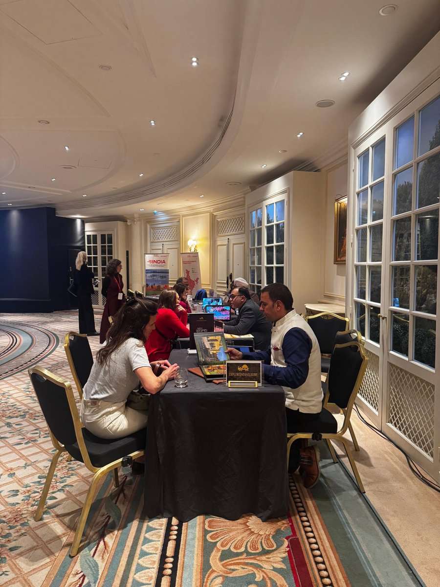 iato_india's tweet photo. Namaste India Roadshow in Paris 🇫🇷

Following Frankfurt, the IATO Namaste India Roadshow continues in Paris, bringing together DMCs, hotels, airlines &amp; luxury trains to promote India’s tourism with support from the Ministry of Tourism, Govt. of India.

#IATO #NamasteIndia #India https://t.co/EiupV08KE0