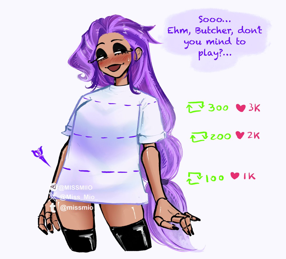 She wants to take revenge! 🫡
Let’s help her)🩷

(Yeah, you are butcher))) 
#PoppyPlaytimeChapter5 #lilylovebraids