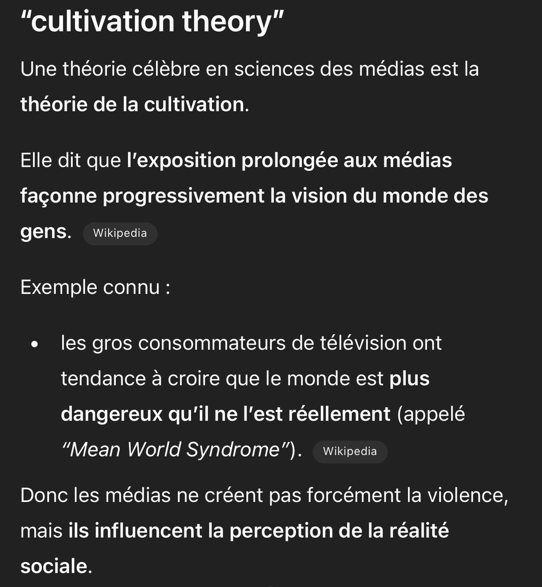 Imaginez un monde sans médias propagandistes de haine et de xénophobie !

La théorie de la cultivation vous connaissez ?