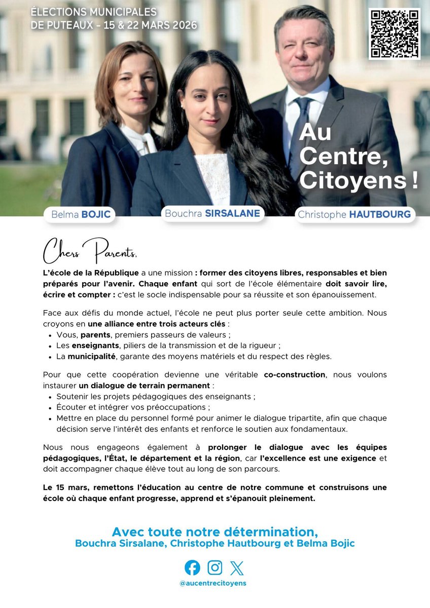 Au Centre, Citoyens ! tweet media