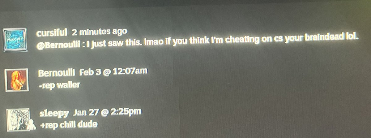 Cursiful's tweet photo. Can’t outrun the accusations even on cs😩😔 You can’t teach game sense ig https://t.co/ruOarsgwfn