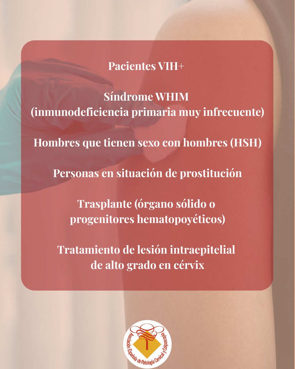 aepccolposcopia's tweet photo. 💉 Vacuna frente al VPH financiada en situaciones de riesgo: ¿lo sabías?

En algunos casos, la vacunación puede estar financiada.

Te contamos cuándo 👇

#AEPCC #VPH #Prevención https://t.co/NcjKQkZS53