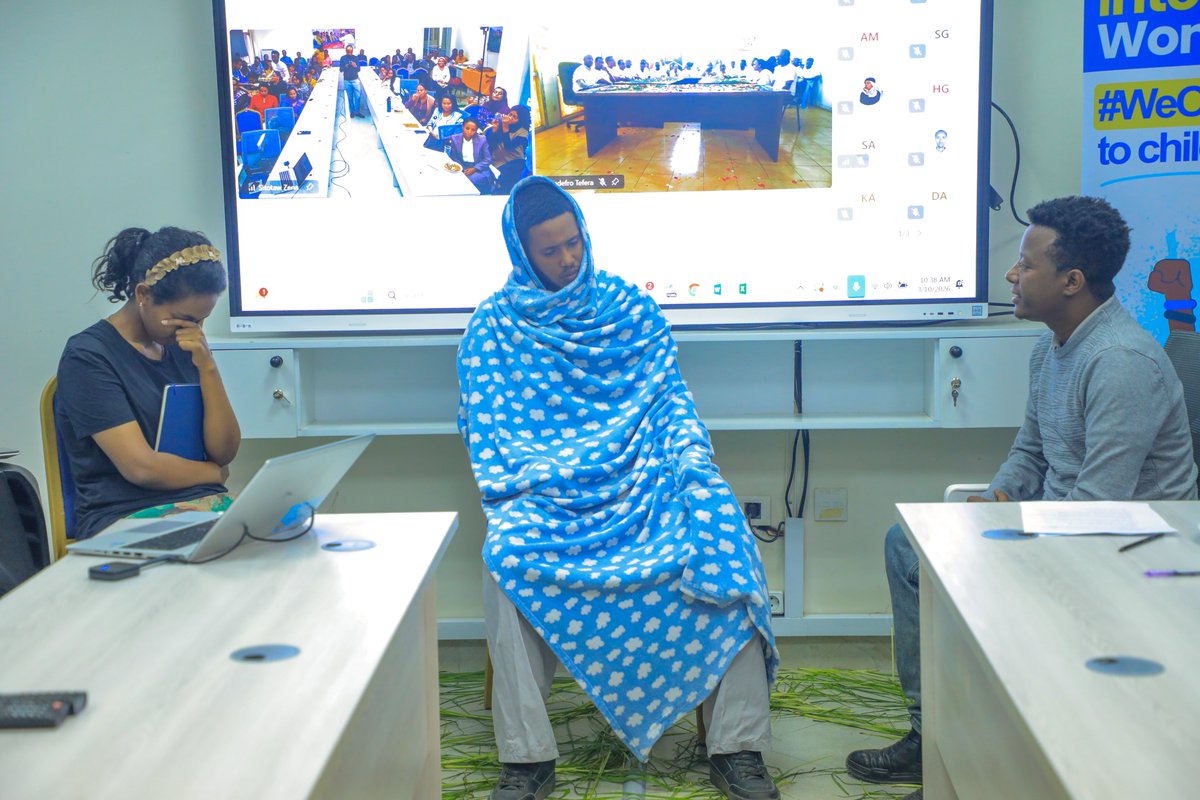 planethiopia's tweet photo. Marking #IWD at @planethiopia country office, celebrating the achievements and leadership of women and girls.
Including a YALA interactive theater performance on child marriage, a panel discussion on gender-based violence and workplace culture, and an interactive game. 
#WeObject https://t.co/8uNB13mVWZ