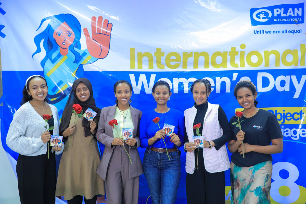 planethiopia's tweet photo. Marking #IWD at @planethiopia country office, celebrating the achievements and leadership of women and girls.
Including a YALA interactive theater performance on child marriage, a panel discussion on gender-based violence and workplace culture, and an interactive game. 
#WeObject https://t.co/8uNB13mVWZ