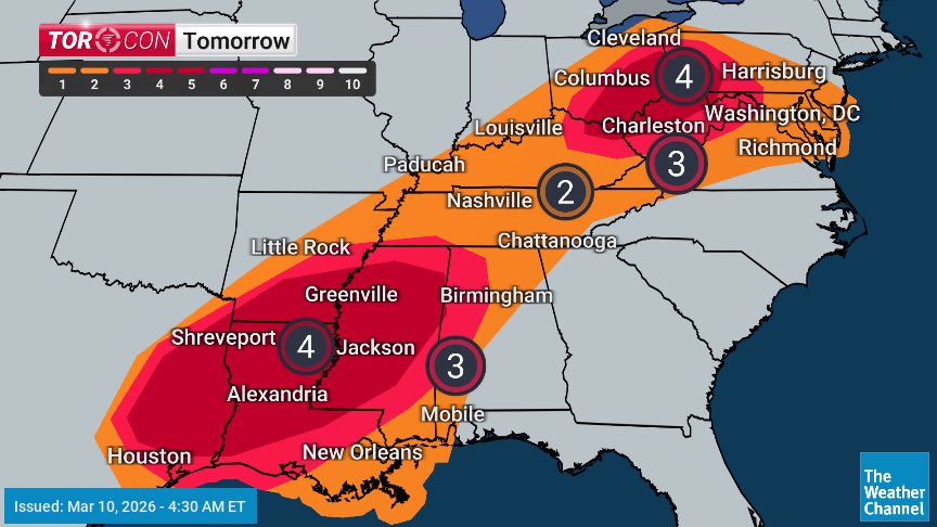 🚨 Severe Weather Alert – Tornado Threat Today & Tomorrow 🌪️ We are ...