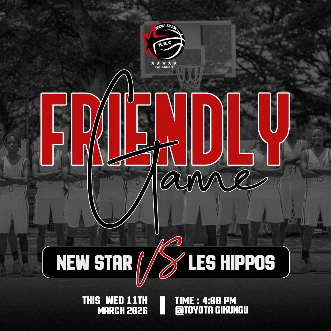 NewstarBbc's tweet photo. Ce mercredi à 16h00 au terrain TOYOTA, #NewStar jouera contre le club Les Hippos en match amical pour la préparation du championnat de l'ABL qui débutera le 21 mars 2026. 

#GoAhead
#friendlygame
#preseasongame https://t.co/ozXzmL6bZ8