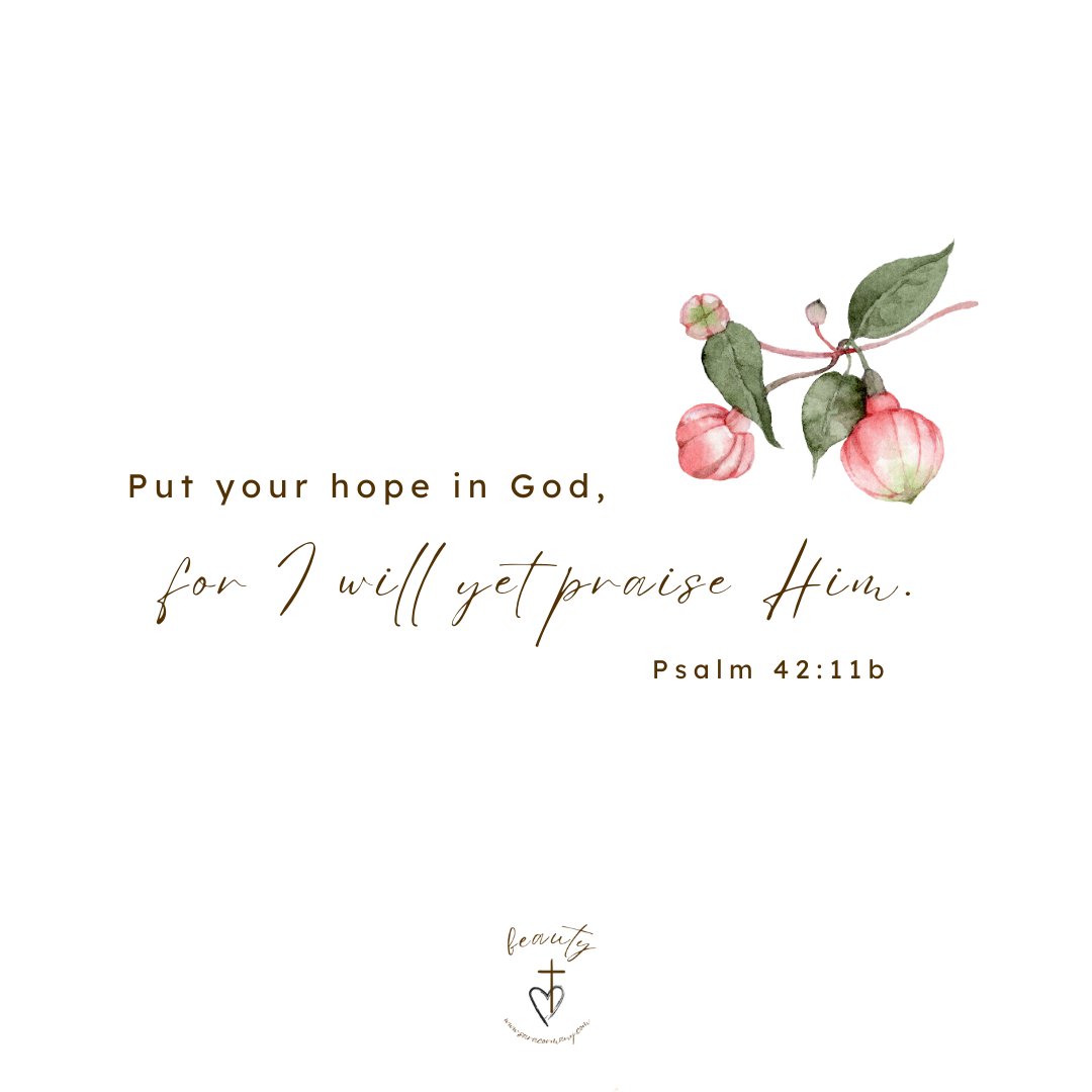 cormany_sara's tweet image. "Put your hope in God, for I will yet praise Him." Psalm 42:11b @cormany_sara #evenwhen #andyethope #psalms