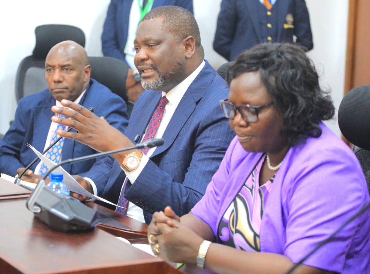 NDMA_Kenya's tweet photo. NDMA CEO @HaredAHassan today accompanied Cabinet Secretaries Hon. Beatrice Askul and Hon. Geoffrey Ruku, together with ASALs and Regional Development PS @harsama_kello  and Special Programmes PS @_IsmailMaalim during an engagement with the Senate Standing Committee on National Security, Defence and Foreign Relations, chaired by Isiolo Senator @Fatuma_Dullo.
The discussions focused on the drought situation in the country and the ongoing response measures. Although most ASAL counties have received some rainfall since February, temporarily easing environmental stress and slowing the deterioration of key drought indicators, hot and dry conditions persist in several areas, sustaining drought risk and delaying full recovery of livelihoods.
The Government continues to implement coordinated multi-sectoral interventions aimed at protecting lives and livelihoods while strengthening long-term drought resilience across affected counties.