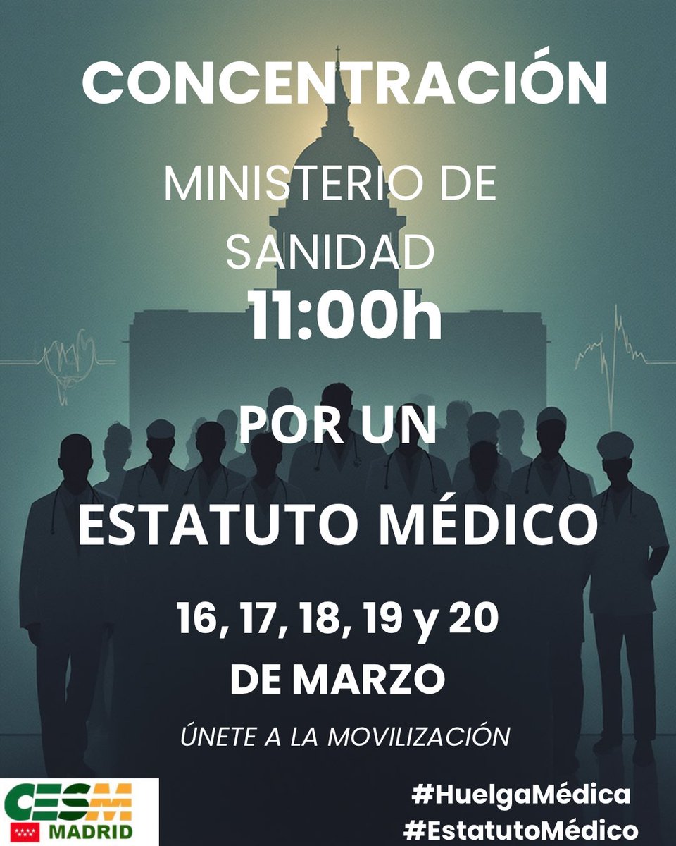 SIMEIM-CESM Madrid #NoAlEstatutoMarco tweet media