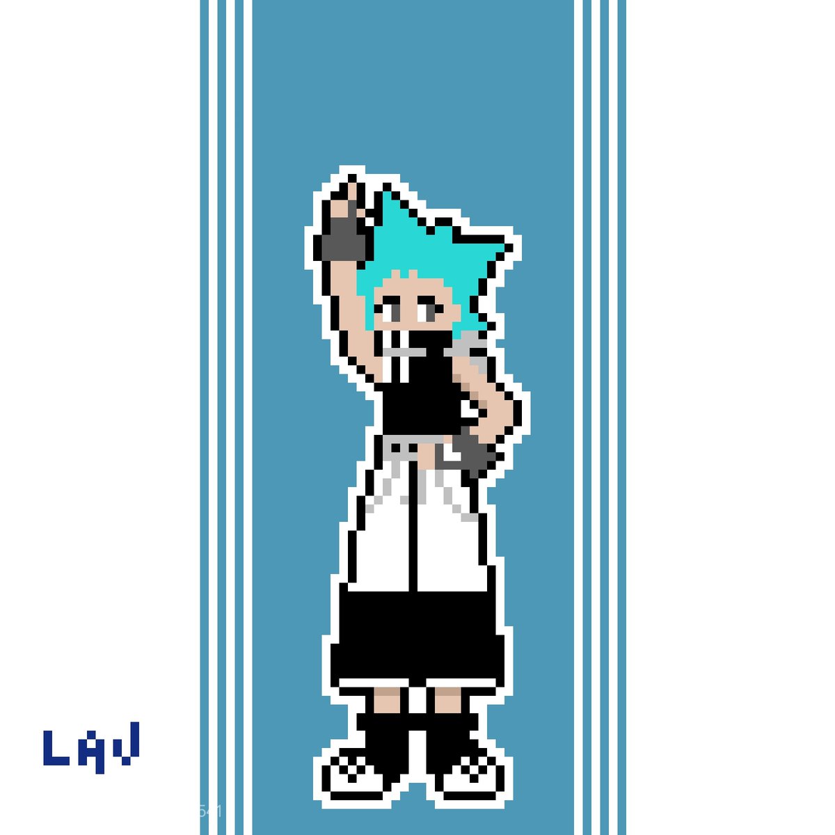 #souleaterfanart
#souleater 
#pixelart 
#噬魂师
