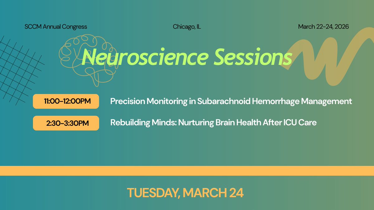 SCCM Neuroscience Section tweet media