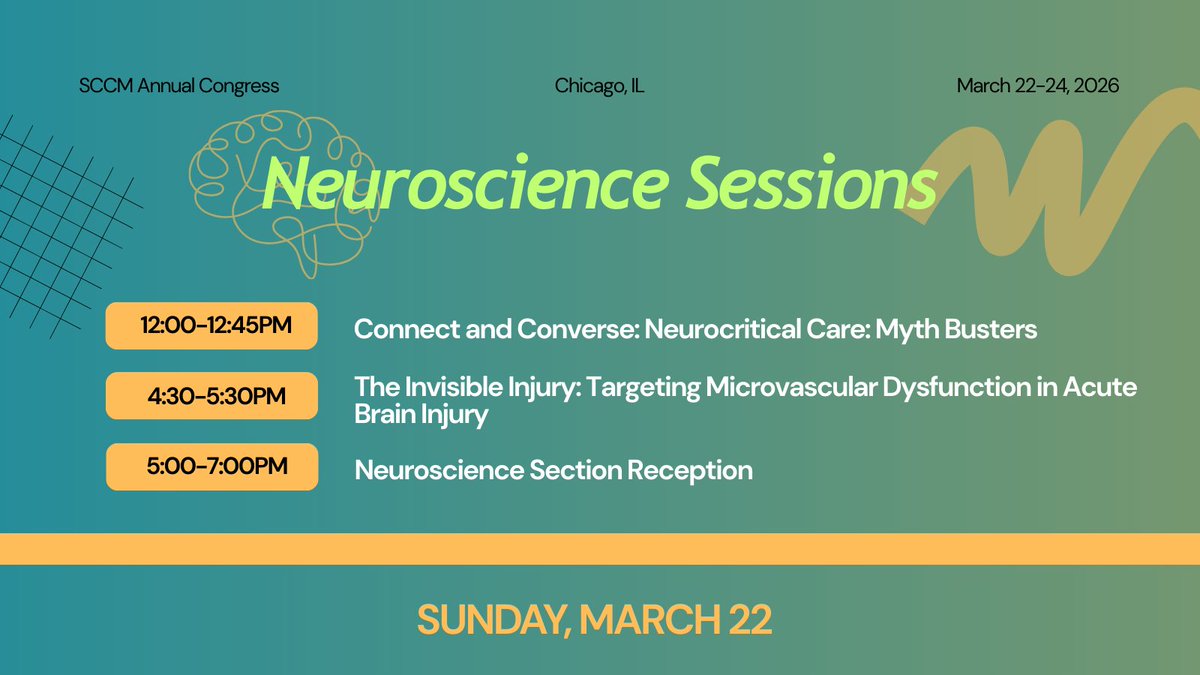 SCCM Neuroscience Section tweet media